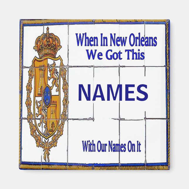 New Orleans Souviner Magnet (Vorne)