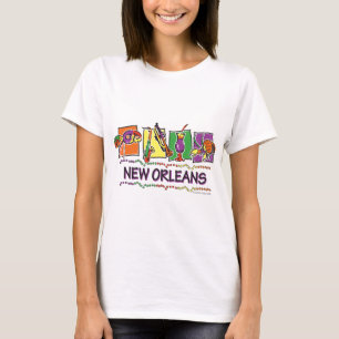 NEW-ORLEANS-SQUARES-eps T-Shirt
