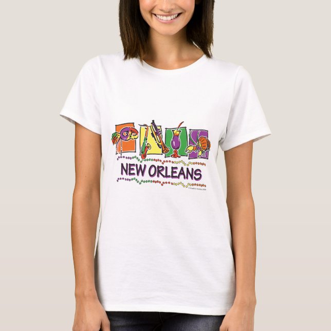 NEW-ORLEANS-SQUARES-eps T-Shirt (Vorderseite)