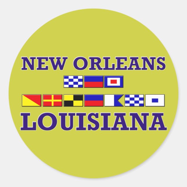 New Orleans Sticker (Vorderseite)