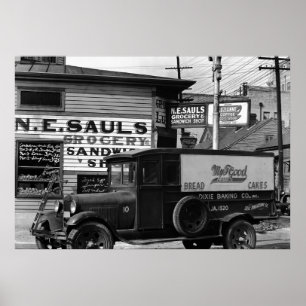 New Orleans Street corner Poster