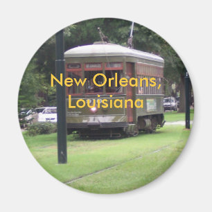 New Orleans Streetcar Magnet