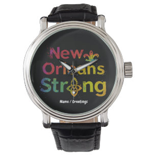 New Orleans Strong inspiriert NOLA-Stolz Armbanduhr
