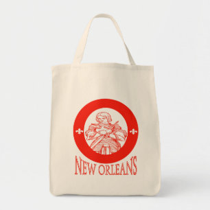 New Orleans Symbols Tragetasche