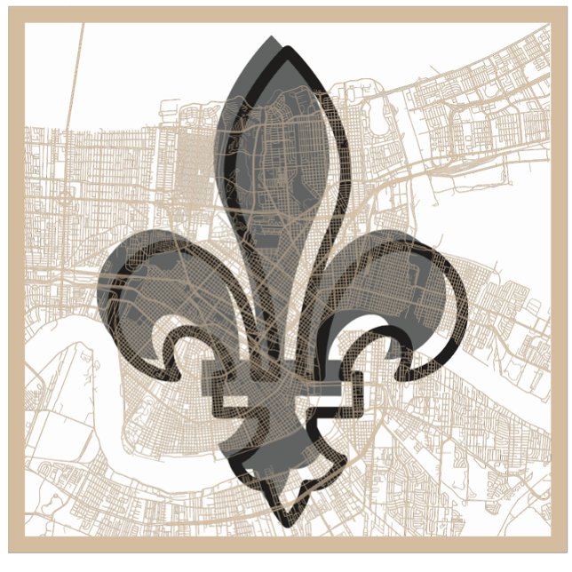 New Orleans Tasse ("Exploring the Heart and Soul of New Orleans: A Fleur-de-Lis Guide to the Crescent City")