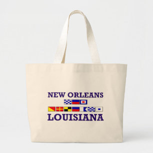 New Orleans Tote Bag Jumbo Stoffbeutel