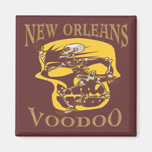 New Orleans Voodoo Magnet (Vorne)