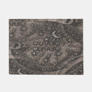 New Orleans Water Meter Lid Fußmatte