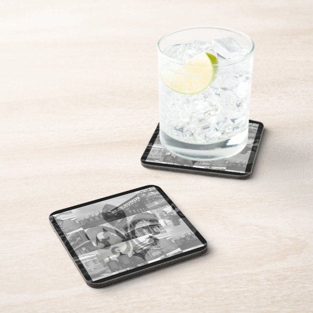 New- Orleanscollage [Korken-Untersetzer-Set] Untersetzer (Rechte Seite)