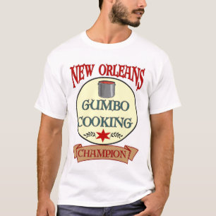 New- Orleansgumbo, das Champion kocht T-Shirt