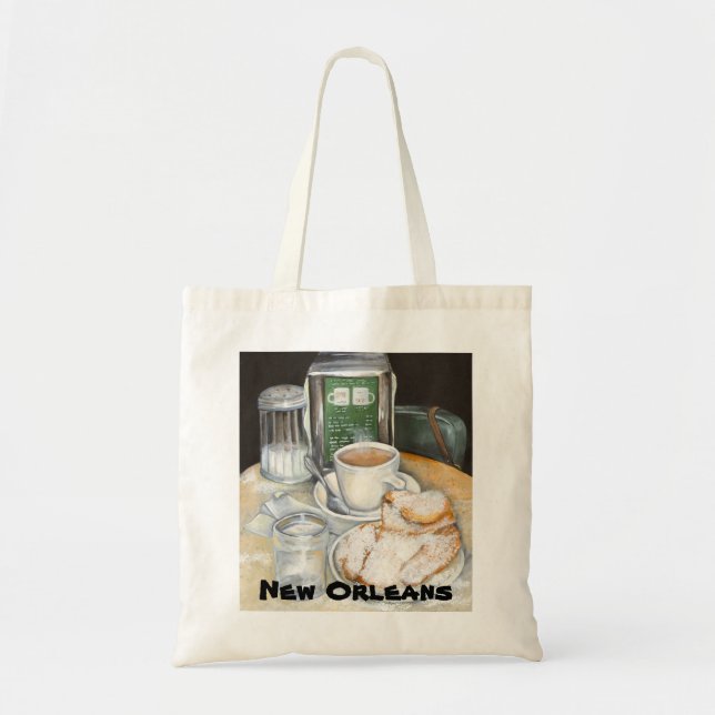 New- Orleanskaffee und Beignets Tasche (Vorne)