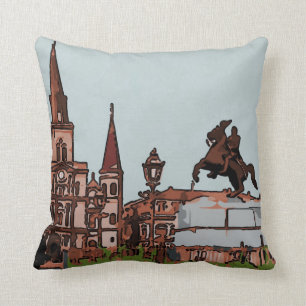 New- Orleanskathedrale, Jackson-Quadrat Kissen