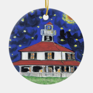 New- Orleansleuchtturm-Seeseite Keramikornament