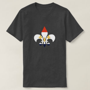 New- OrleansLilie NOLA-Flagge Louisiana-T-Shirt T-Shirt