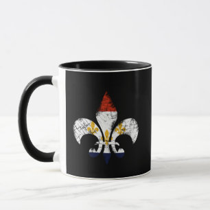 New- OrleansLilie NOLA-Flagge Louisiana-Tasse Tasse