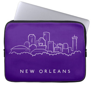 New- Orleansstadt-Skyline Laptopschutzhülle