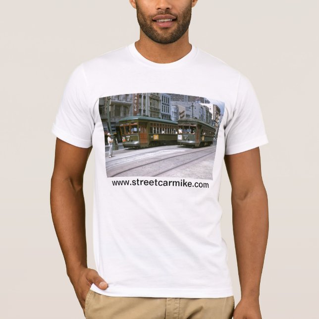 New OrleansStreetcars 951 und 969 T-Shirt (Vorderseite)