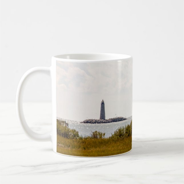 New Point Comfort Lighthouse Kaffeetasse (Links)