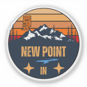 New Point, Indiana Aufkleber