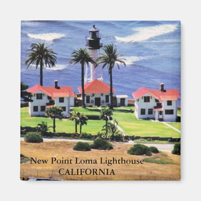 New Point Loma Lighthouse, California Magnet (Vorne)