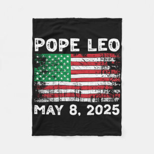 New Pope Leo Fleecedecke