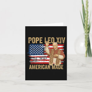 New Pope Leo Xiv 2025 American Made Karte