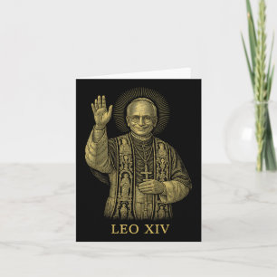New Pope Leo Xiv Robert Francis Prevost Karte
