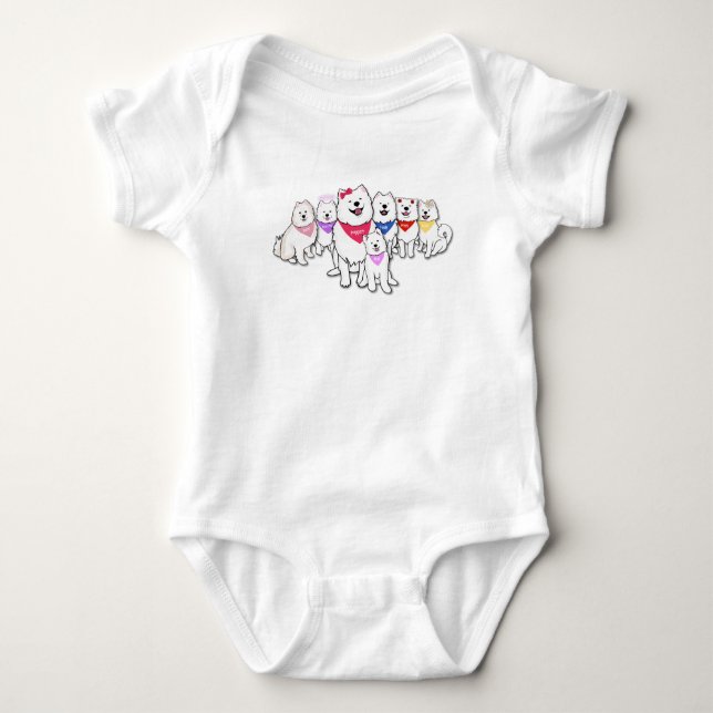 New Poppet and the gang Baby Strampler (Vorderseite)