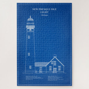 New Presque Isle Lighthouse - Michigan - AD