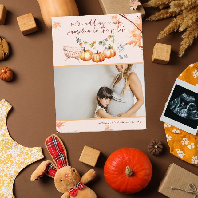 New Pumpkin | Herbstankündigung des Fotos Schwange (Von Creator hochgeladen)