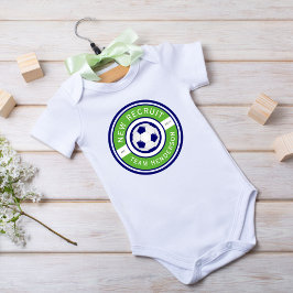 "New Recruit" Benutzerdefinierter Familienname grü Baby Strampler