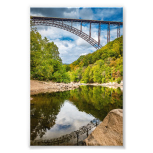 New River Gorge Bridge West Virginia Fotodruck