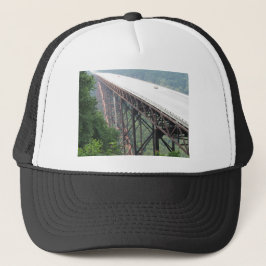 New River Gorge Bridge, West Virginia, Hut/Mütze. Truckerkappe