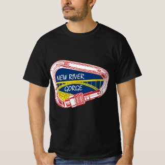 New River Gorge Klettern Carabiner T-Shirt
