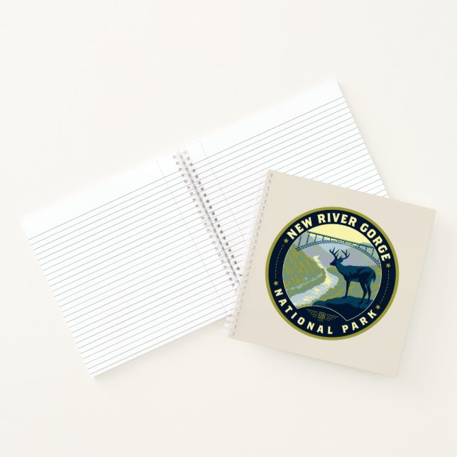 New River Gorge National Park Notizbuch (Innenseite)