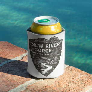New River Gorge Nationalpark West Virginia Emblem Dosenkühler