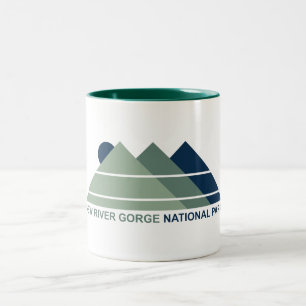New River Gorge Nationalpark Zweifarbige Tasse