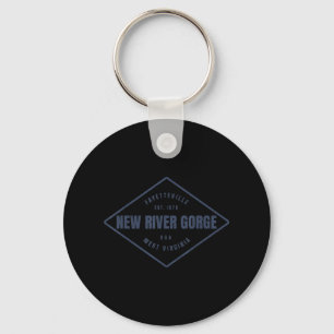 New River Gorge Souvenir Rock Klettergebiet Design Schlüsselanhänger