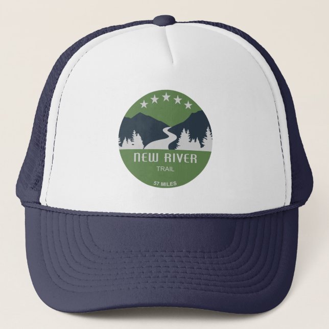 New River Trail Truckerkappe (Vorderseite)