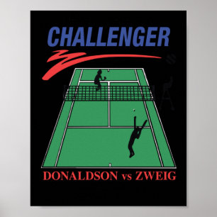 New Rochelle Ny Challenger Donaldson Vs Zweig Poster