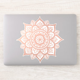 New Rose Gold Mandala Aufkleber
