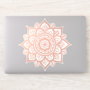 New Rose Gold Mandala Aufkleber