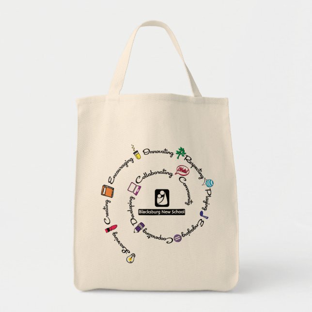 New School Colour Spiral Tasche (Vorne)