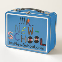 New School Schriftart Lunch Box