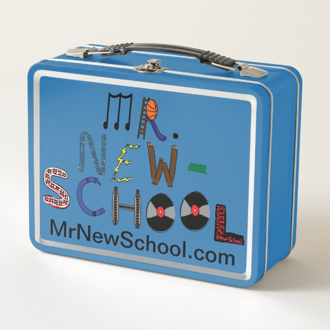 New School Schriftart Lunch Box (Vorderseite)