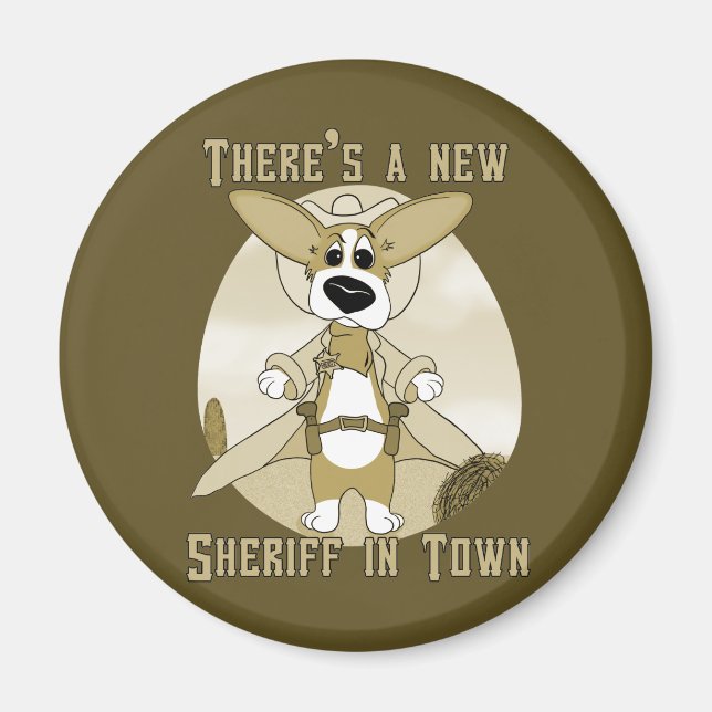 New Sheriff dans Town Magnet (Devant)