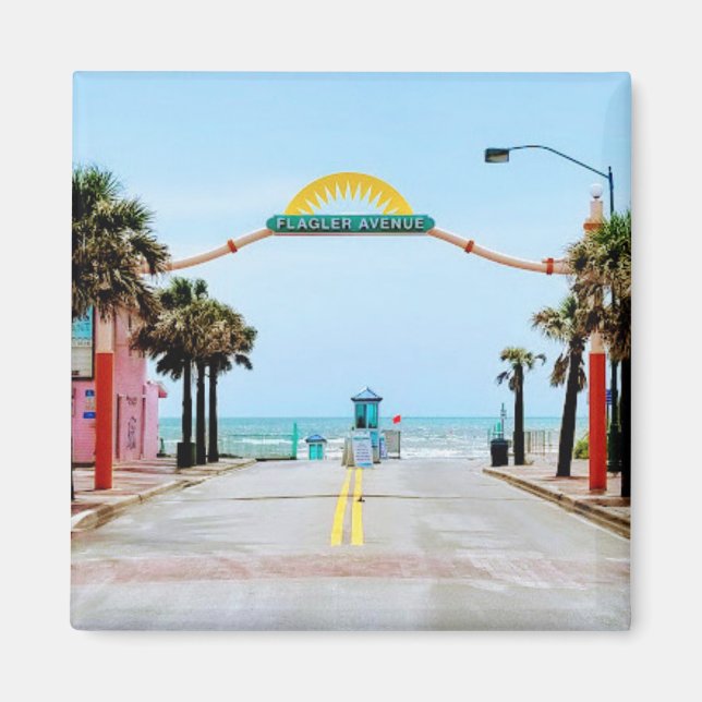 New Smyrna Beach, Florida Flagler Avenue Magnet (Vorne)