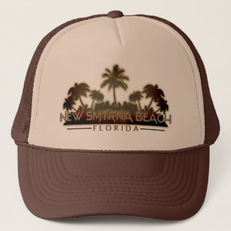 New Smyrna Beach Florida Palme Truckerkappe