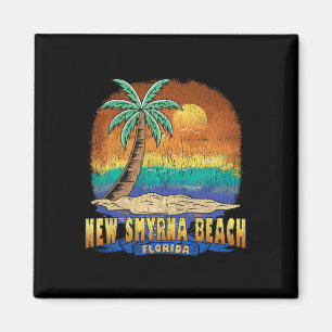 New Smyrna Beach Florida Vintag bekümmert Seele Magnet