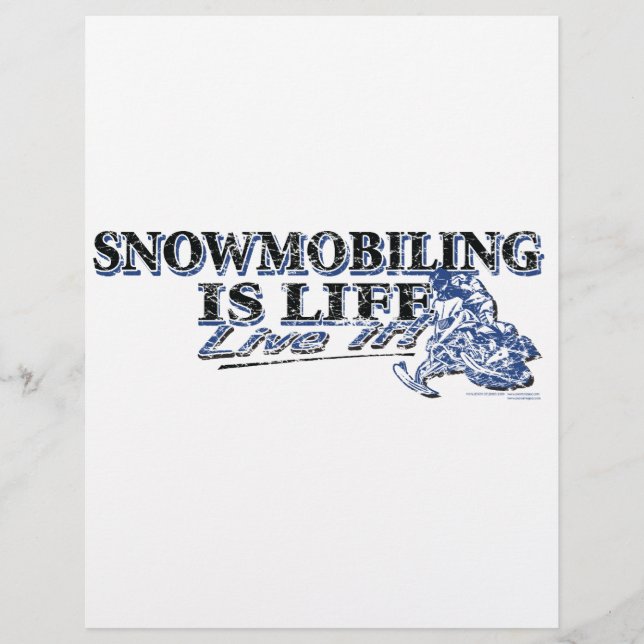 NEW-SNOWMOBILING-IS-LIFE-DIS FLYER (Vorne)